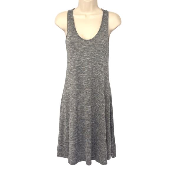 Lou & Grey Gray Racerback Midi Tank Dress Signature Soft Blend Scoop Neck - Picture 16 of 16